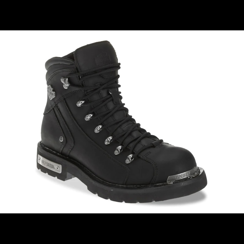 Harley-Davidson® Men's Electron Black 6.00-Inch Motorcycle Boots D96017 size 13
